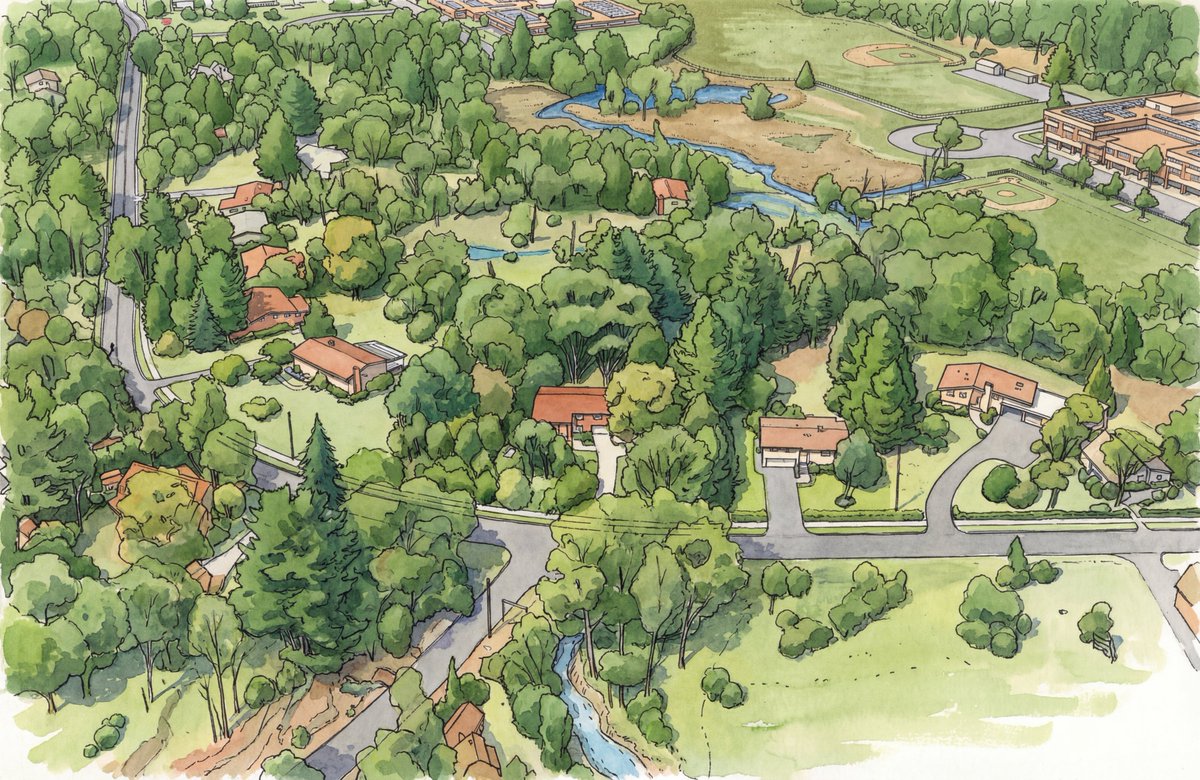 Fine Brushstrokes Urban Planning Blueprint