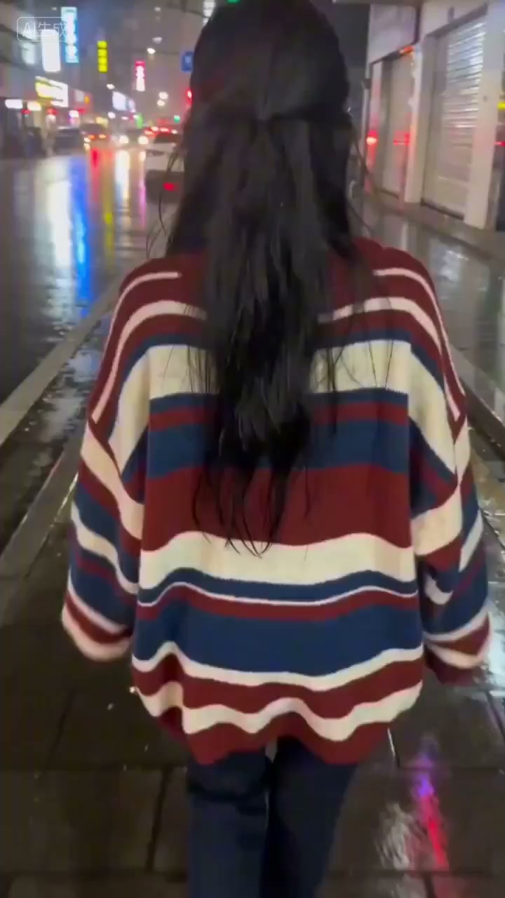 Rainy Street Vlog Sweet Girl