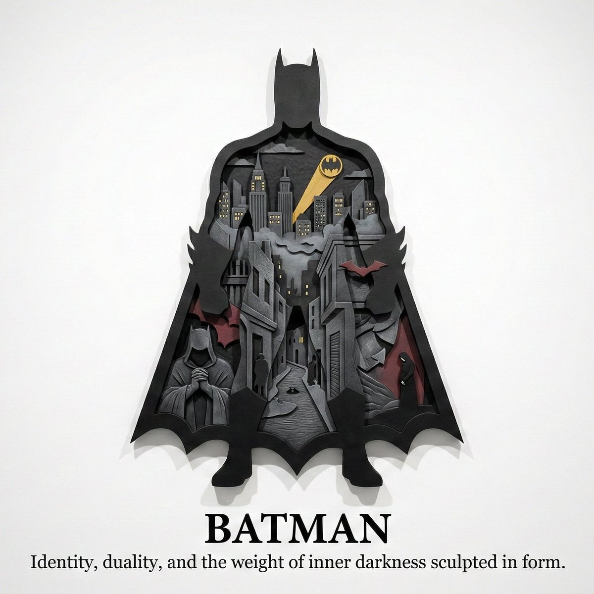 Narrative Relief Silhouette Art
