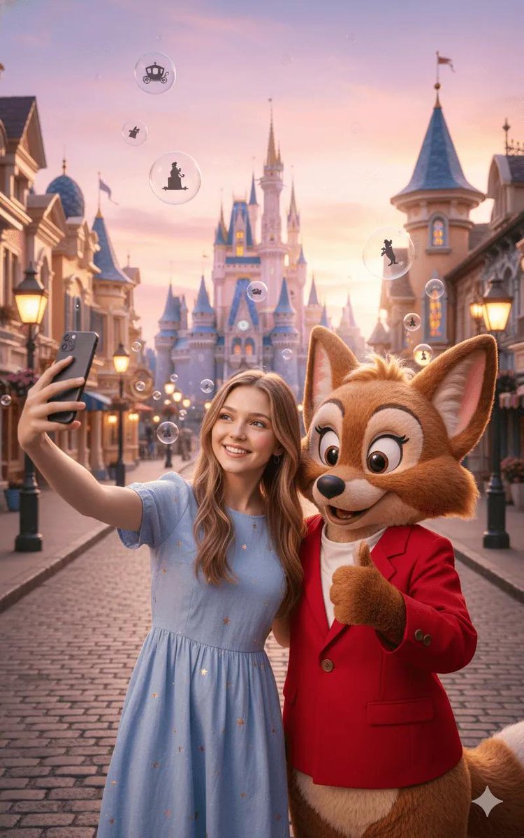 Dreamy Fairytale Park Selfie