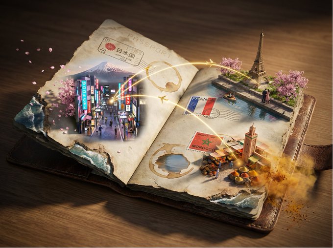 Passport Fantasy Adventure Map