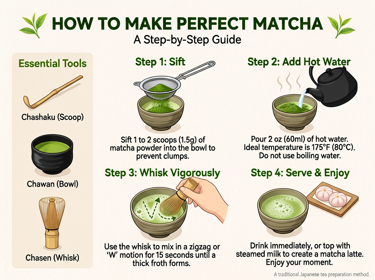 Japanese Matcha Making Guide