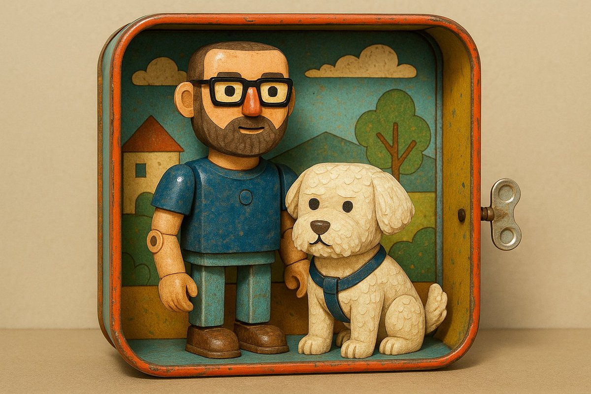 It into Part of a Miniature Mechanical Scene From the 1940s
