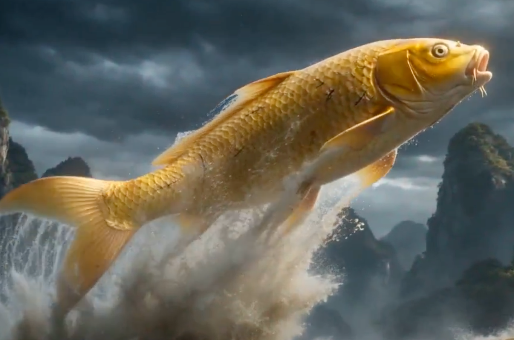 Koi Leap Dragon Gate Epic Movie