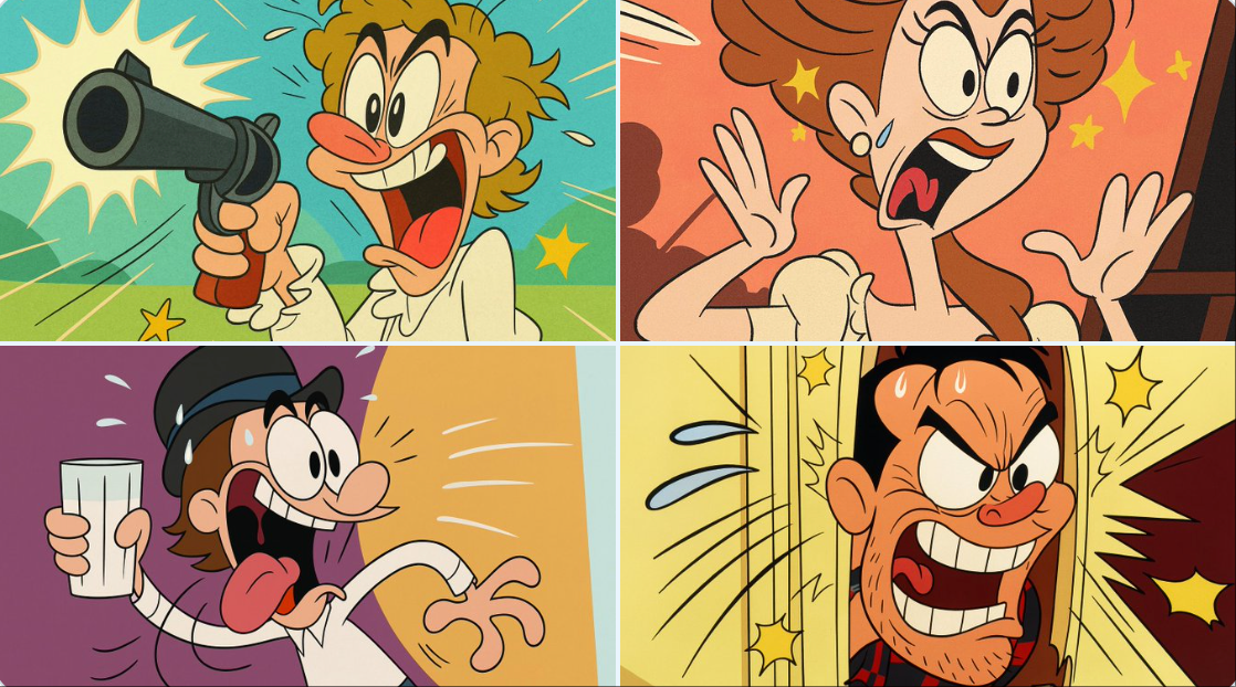 This Image into a Classic Tex Avery Looney Tunes Cartoon Style