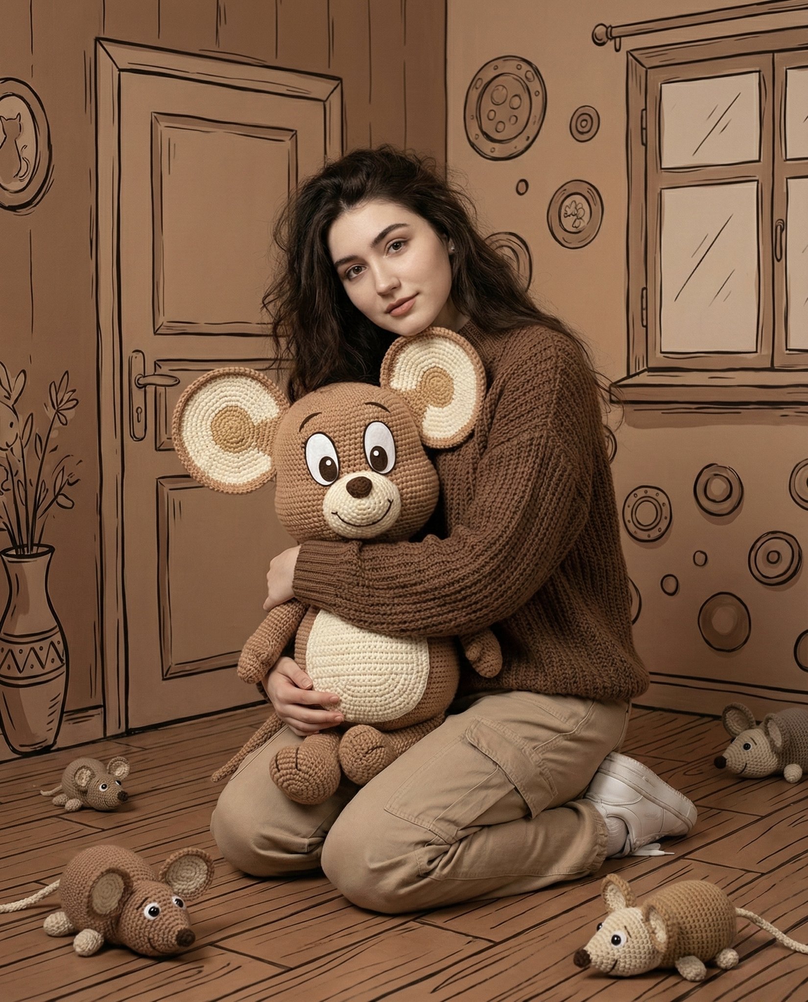 Image Prompt Subject Face Preservation True Description a Beautiful Young Woman