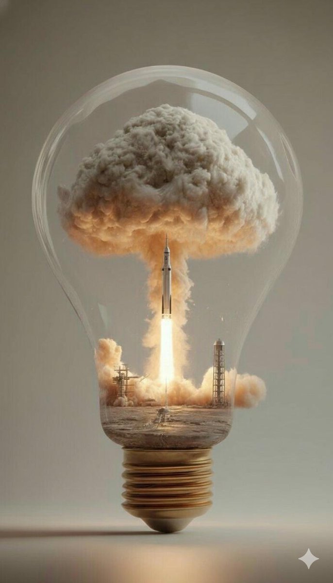 Bulb Rocket Launch Surreal