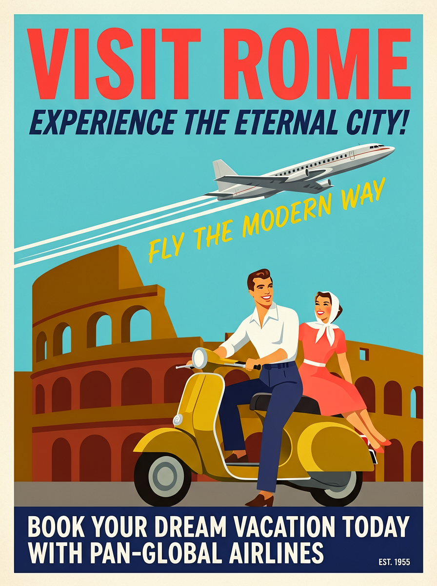 1950s Style Poster