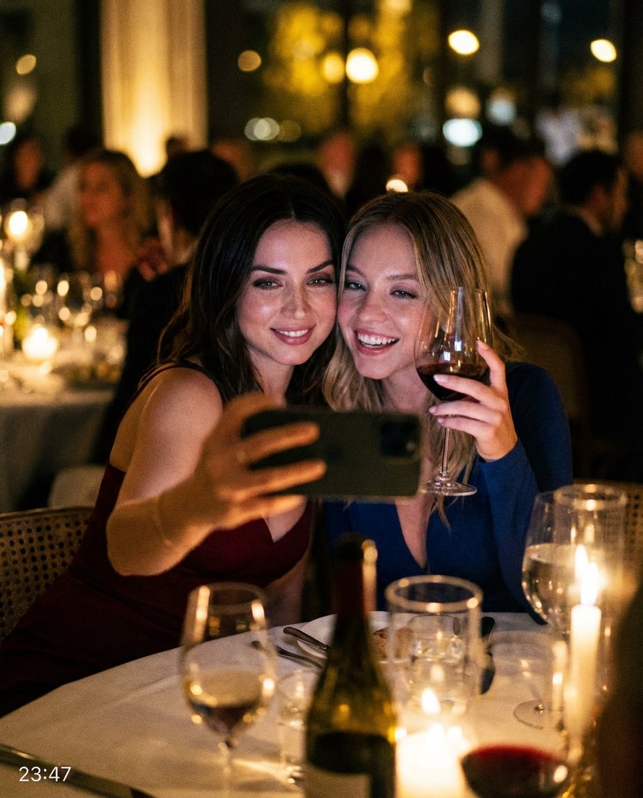 Hollywood Stars Night Out Selfie