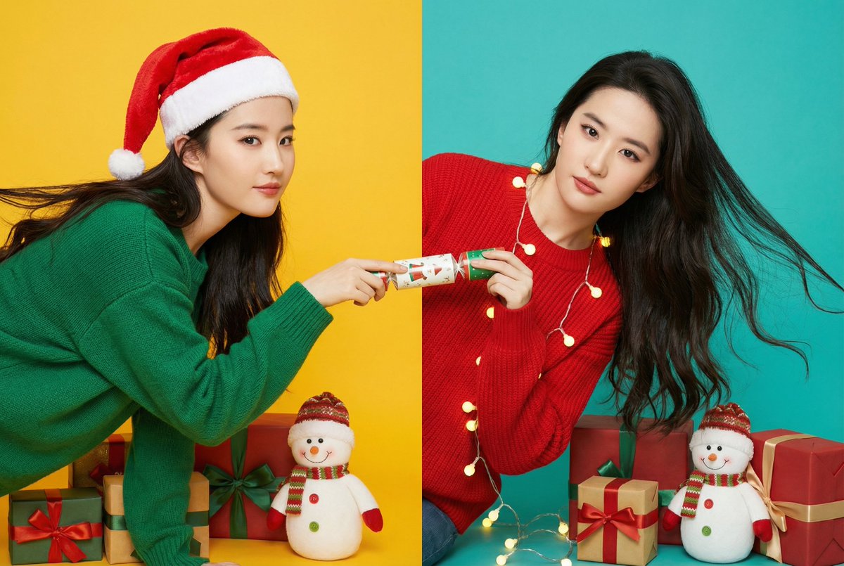 2-panel Vertical Split Twin Concept Studio Photography