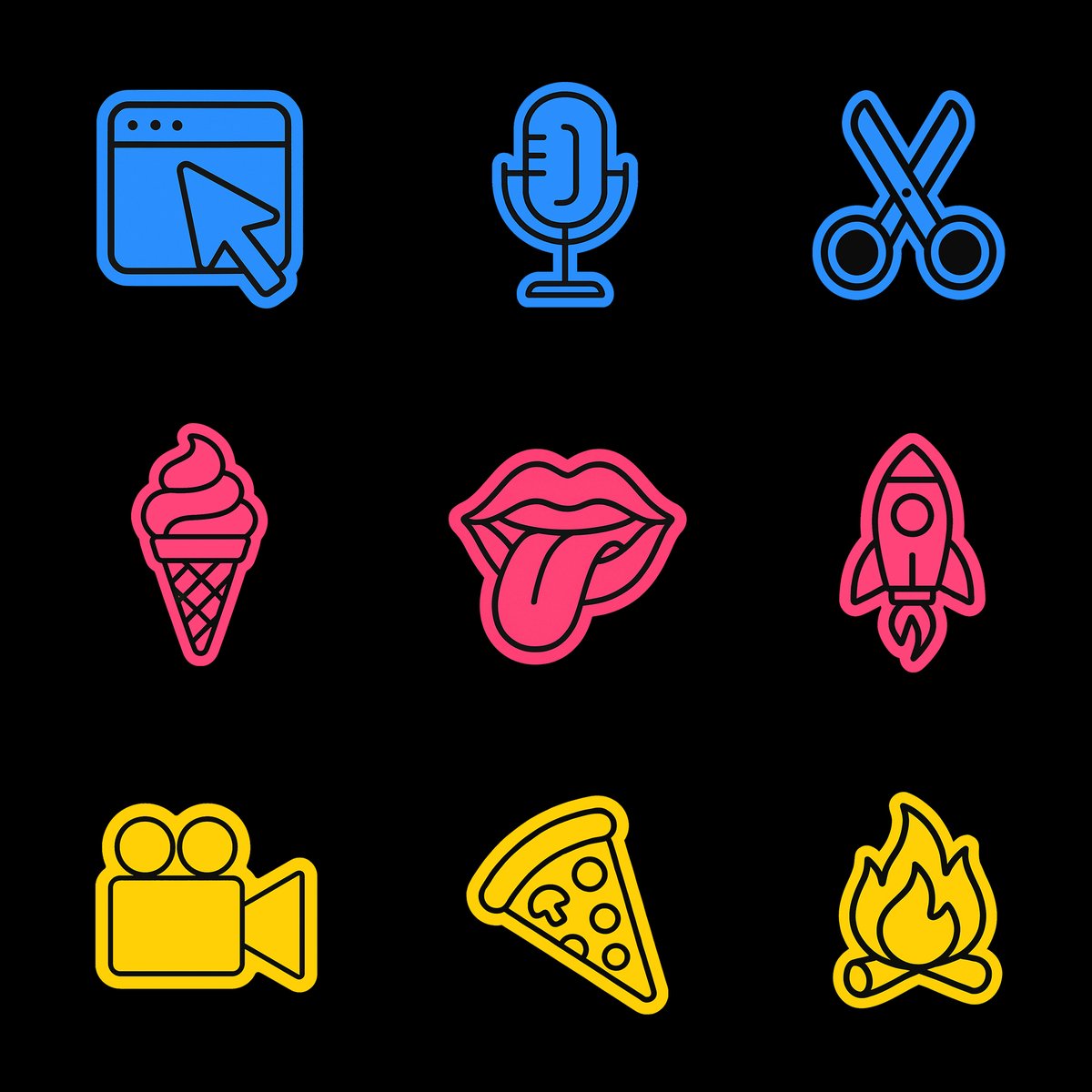 A High-resolution Illustration of a OBJECT Icon in the Style of