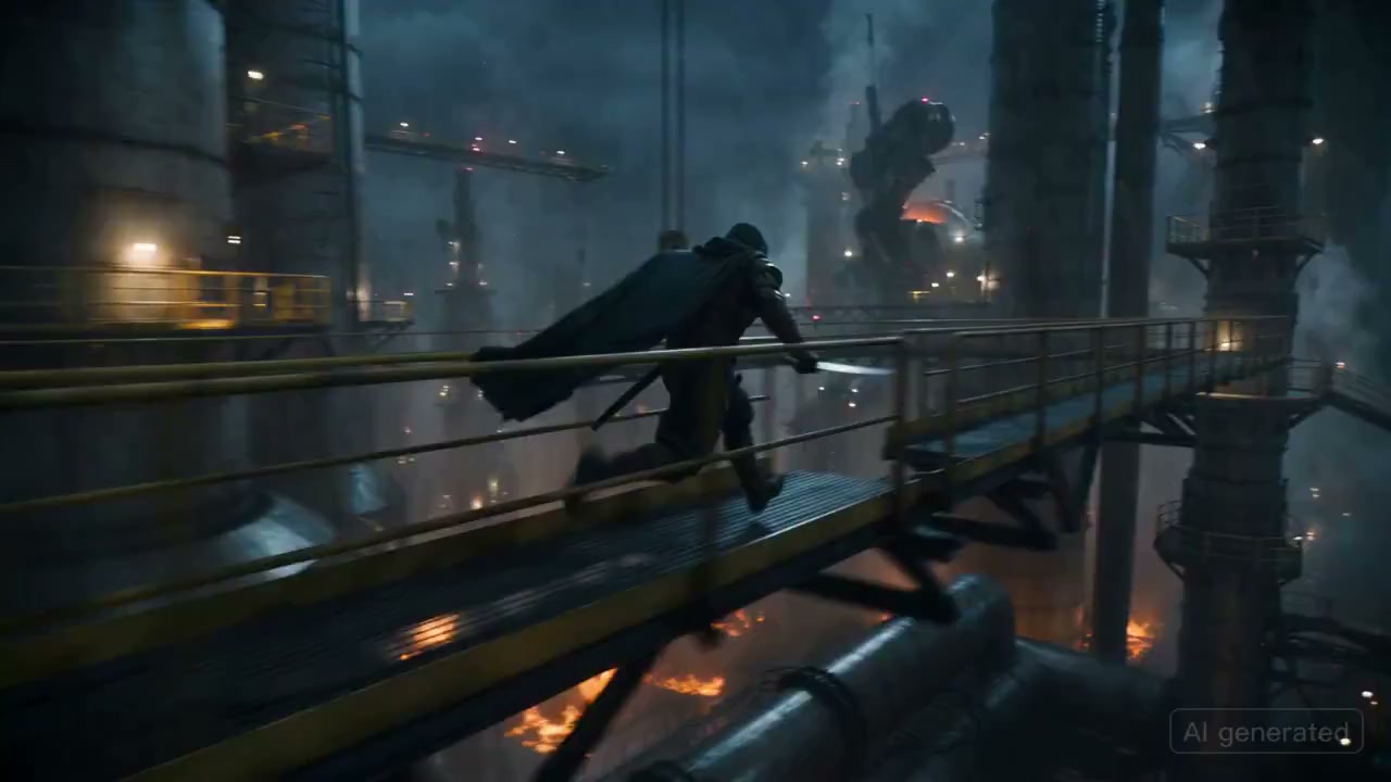 Ronin vs Mech Beast Storm