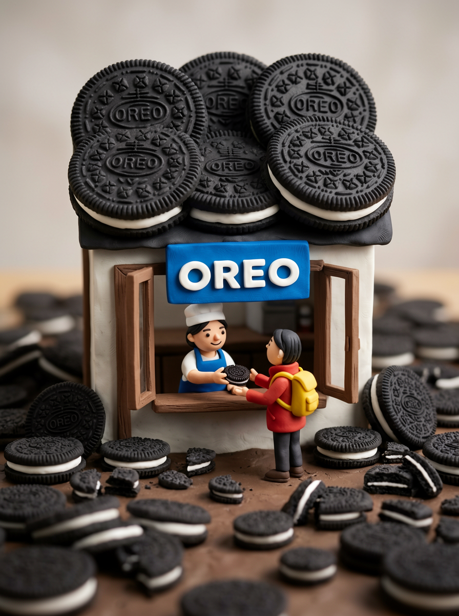Oreo-Themed Miniature Shop