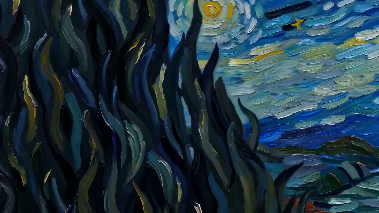 Flowing Starry Night Dream by Van Gogh