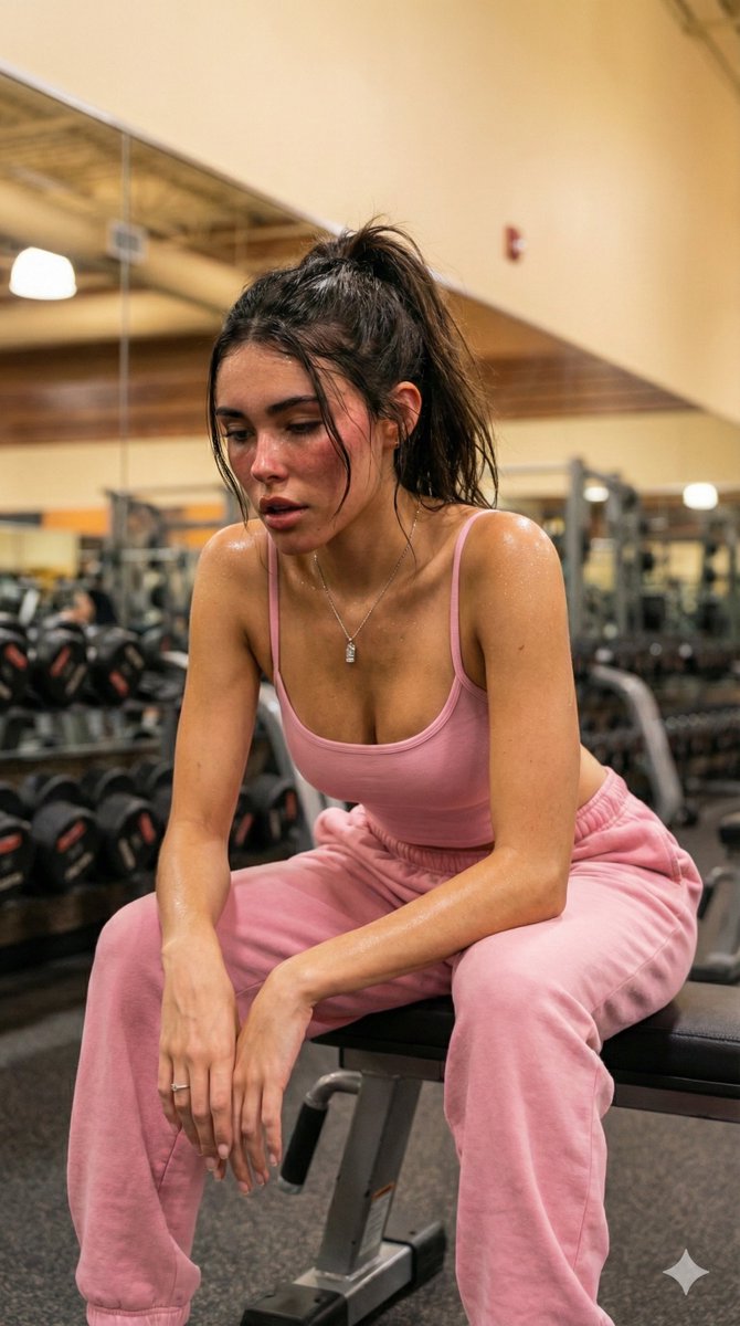 Pink Gym Candid