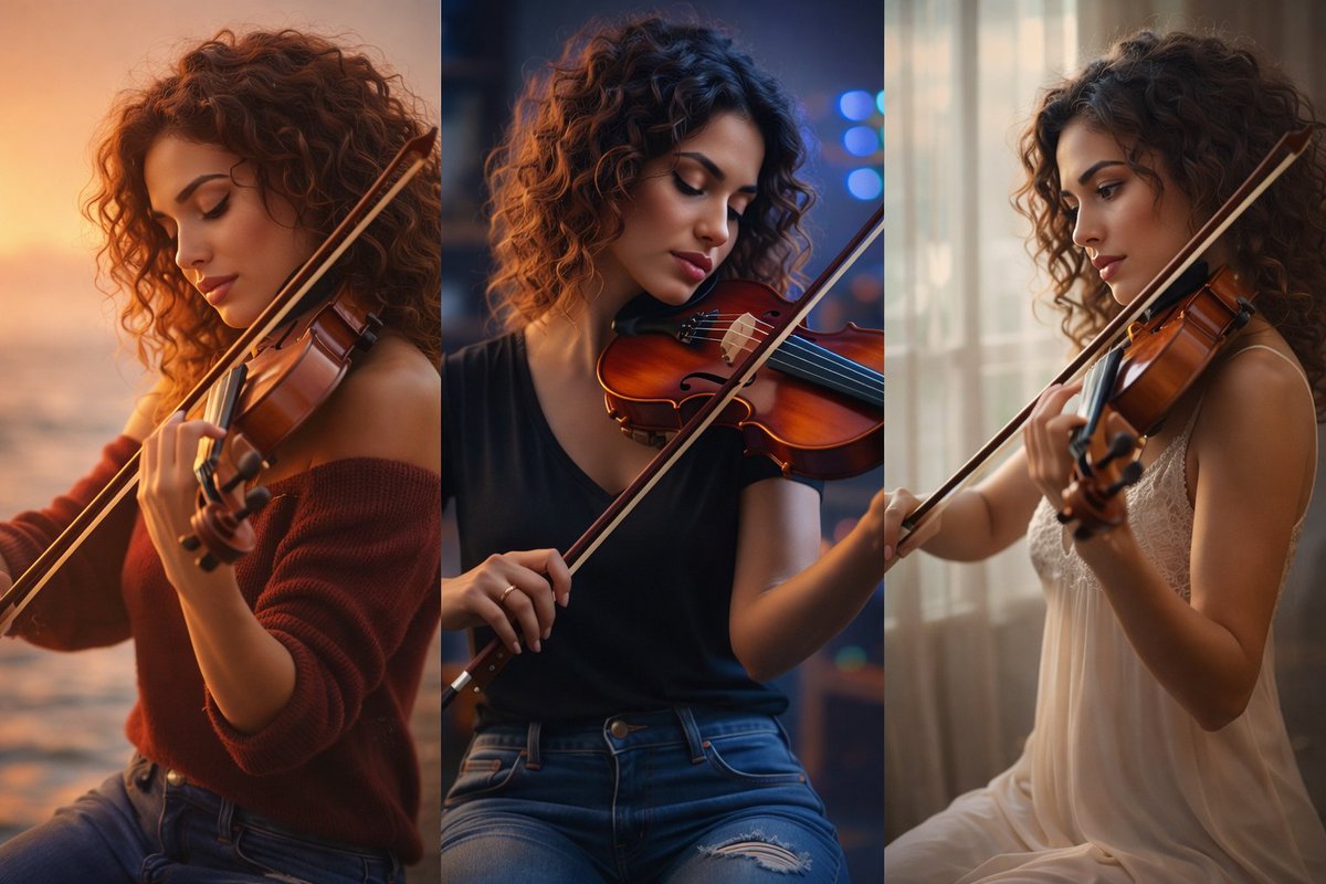 Studio Warm Light Violin