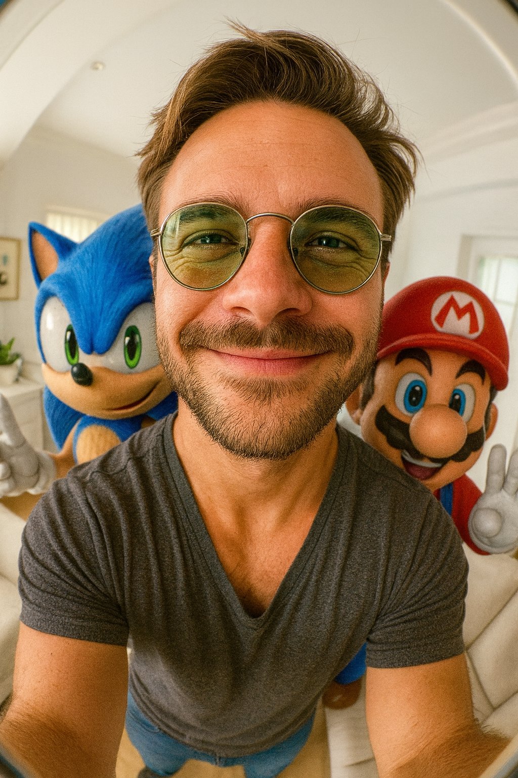 Selfie Ultra-realista En Formato Vertical 9 16 Con Lente Ojo De