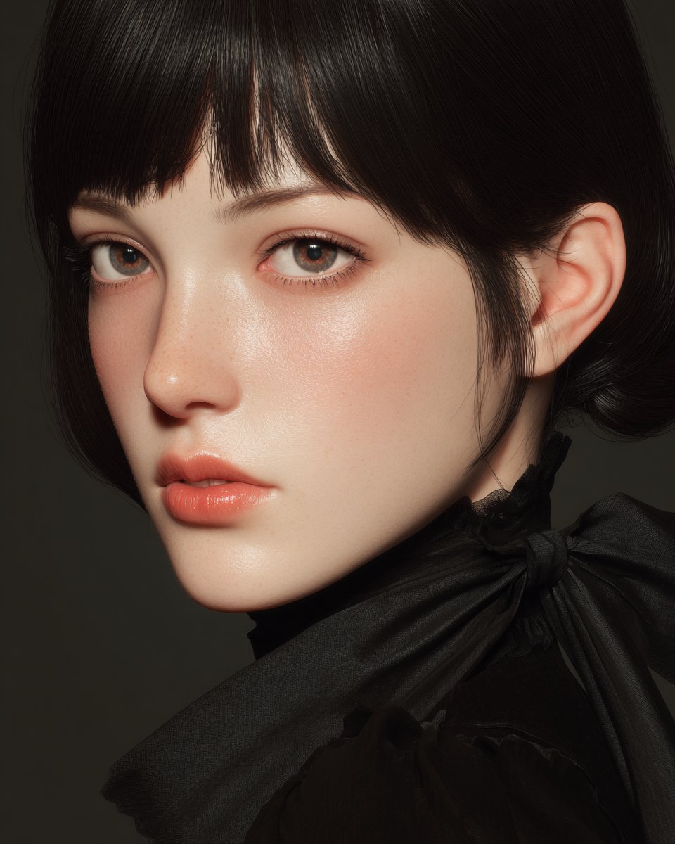 Marin Kitagawa Style Hyper Realistic Portrait