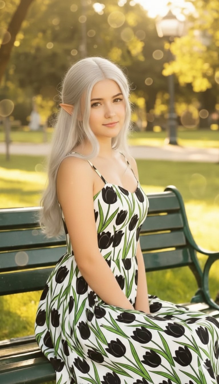 Golden Elf Girl Light