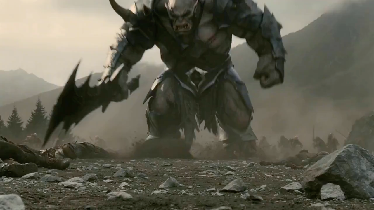Legolas vs Giant Orc Death Duel