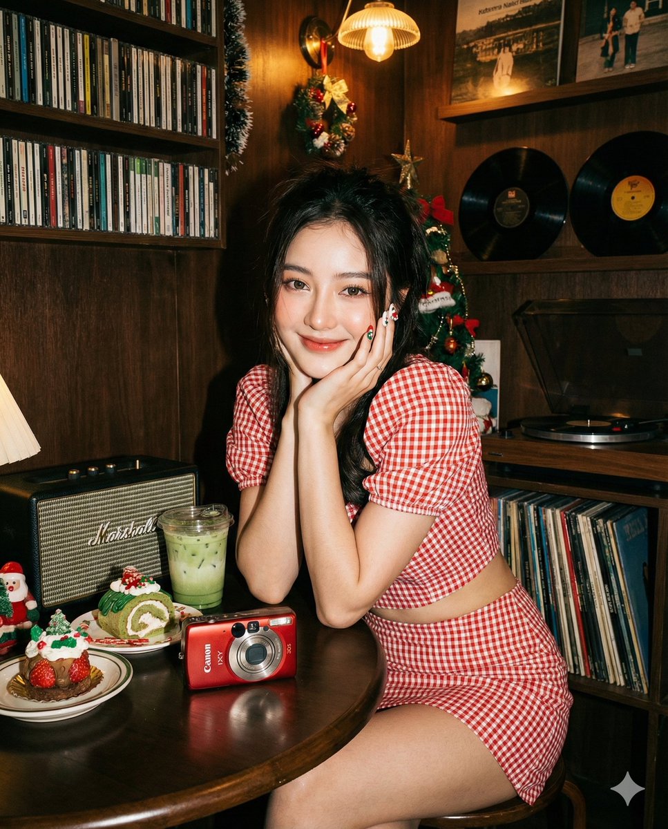Retro Record Store Y2k Sweet Girl