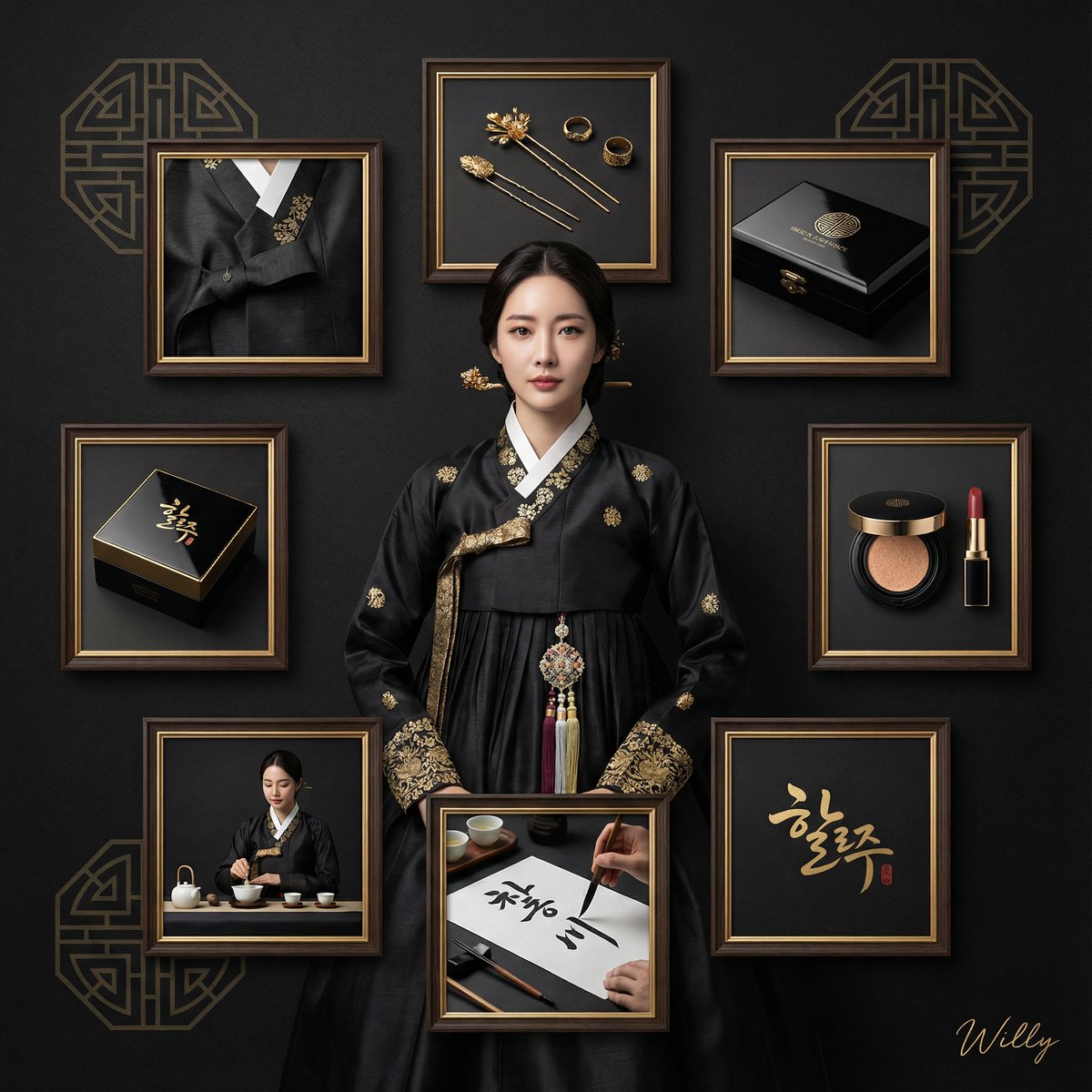 Luxury Hanbok Brand Identity