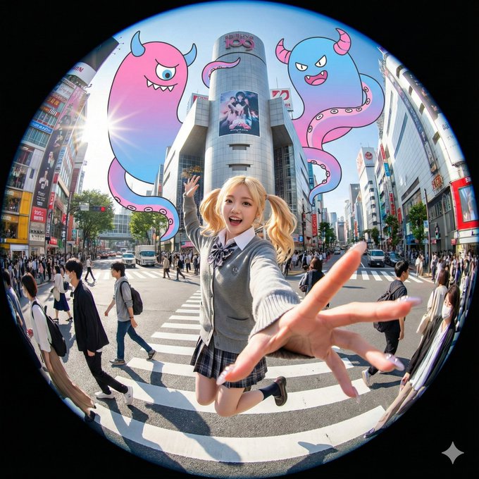 Woman Reaching One Hand Dramatically Toward the Camera