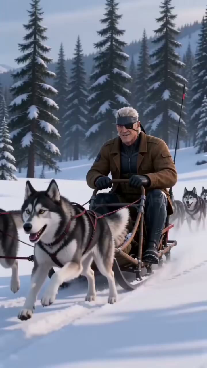 Solid Snake Alaska Peaceful Life