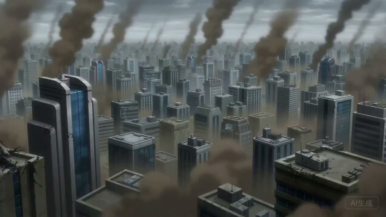 Anime Crossover Battle in Ruins