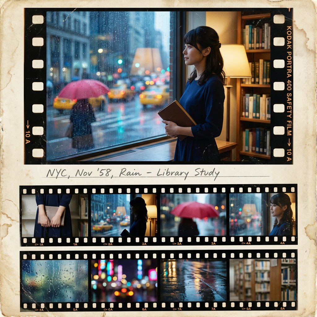 Cinematic Film Contact-Sheet Master