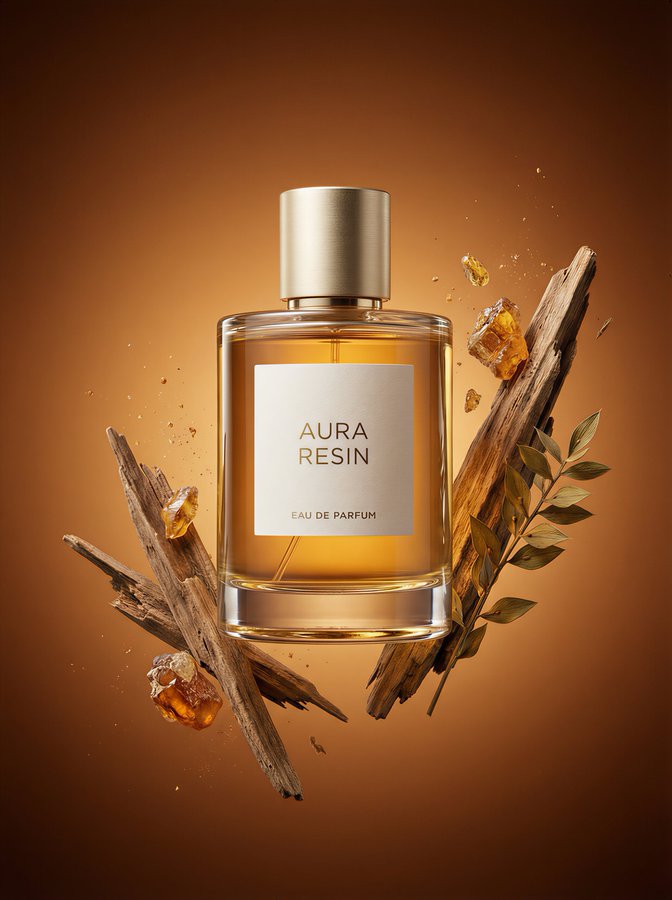 Scent Profile Floral Prompt Ultra High-end Luxury Perfume Campaign Image for