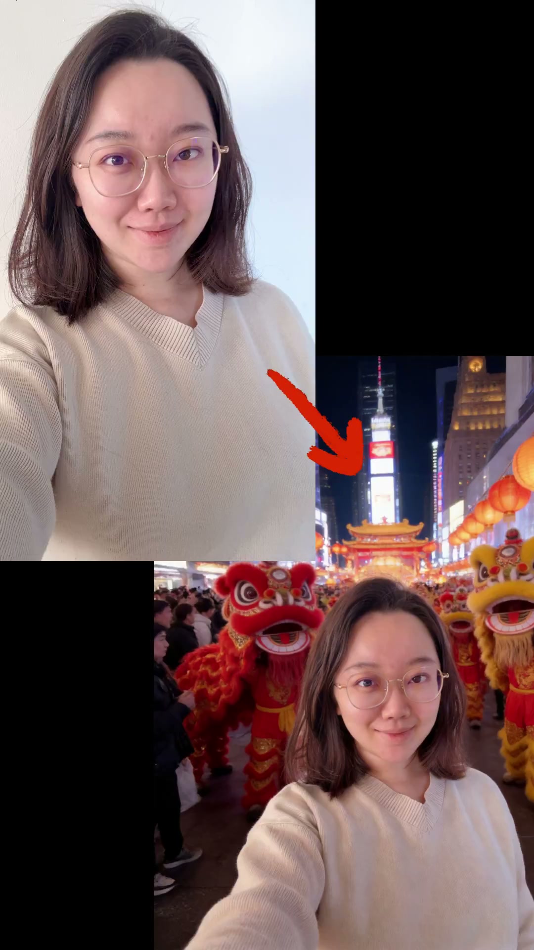 Times Square Cny Selfie Story