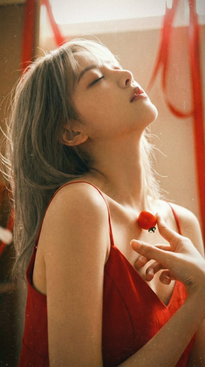 Backlight Red Dress Japanese