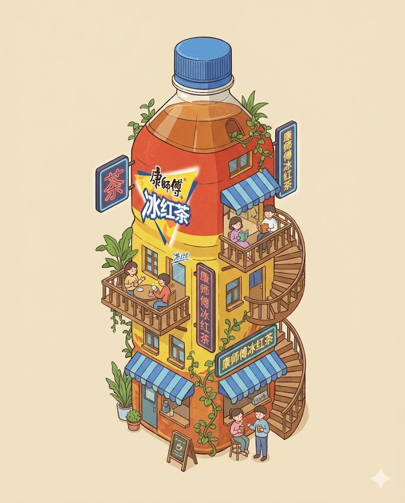 Giant Cola Miniature Building