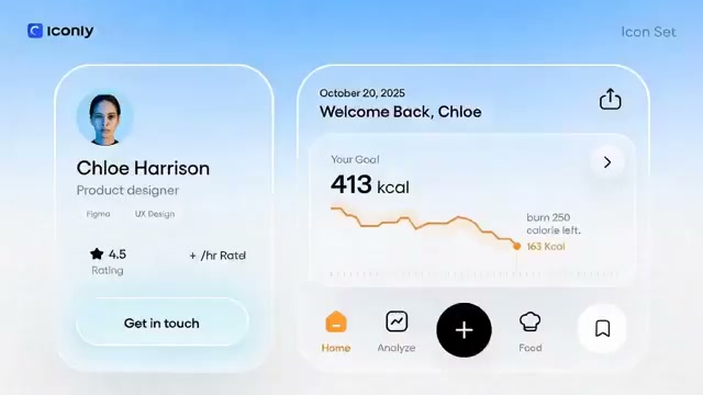Fluent Glass App Ad