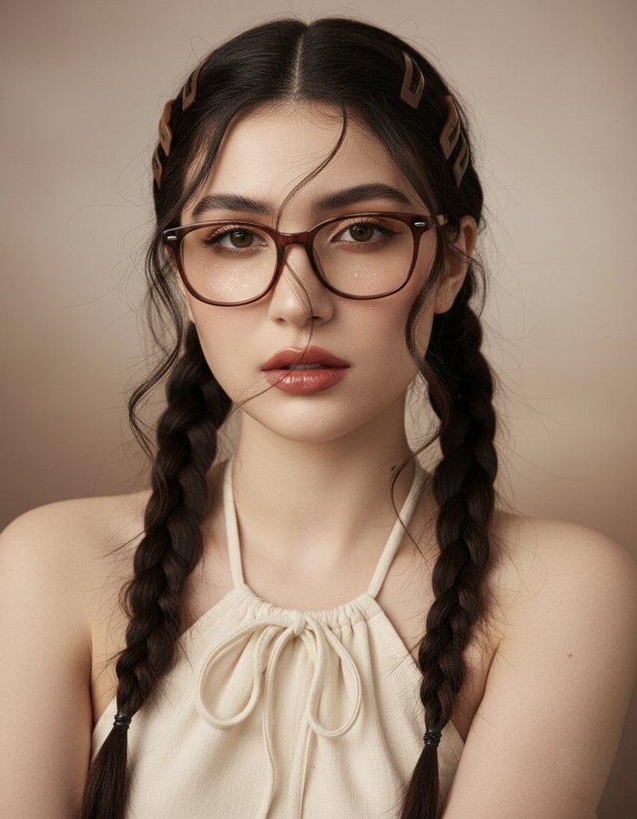 Using the Exact Facial Features From the Attached Image Create an