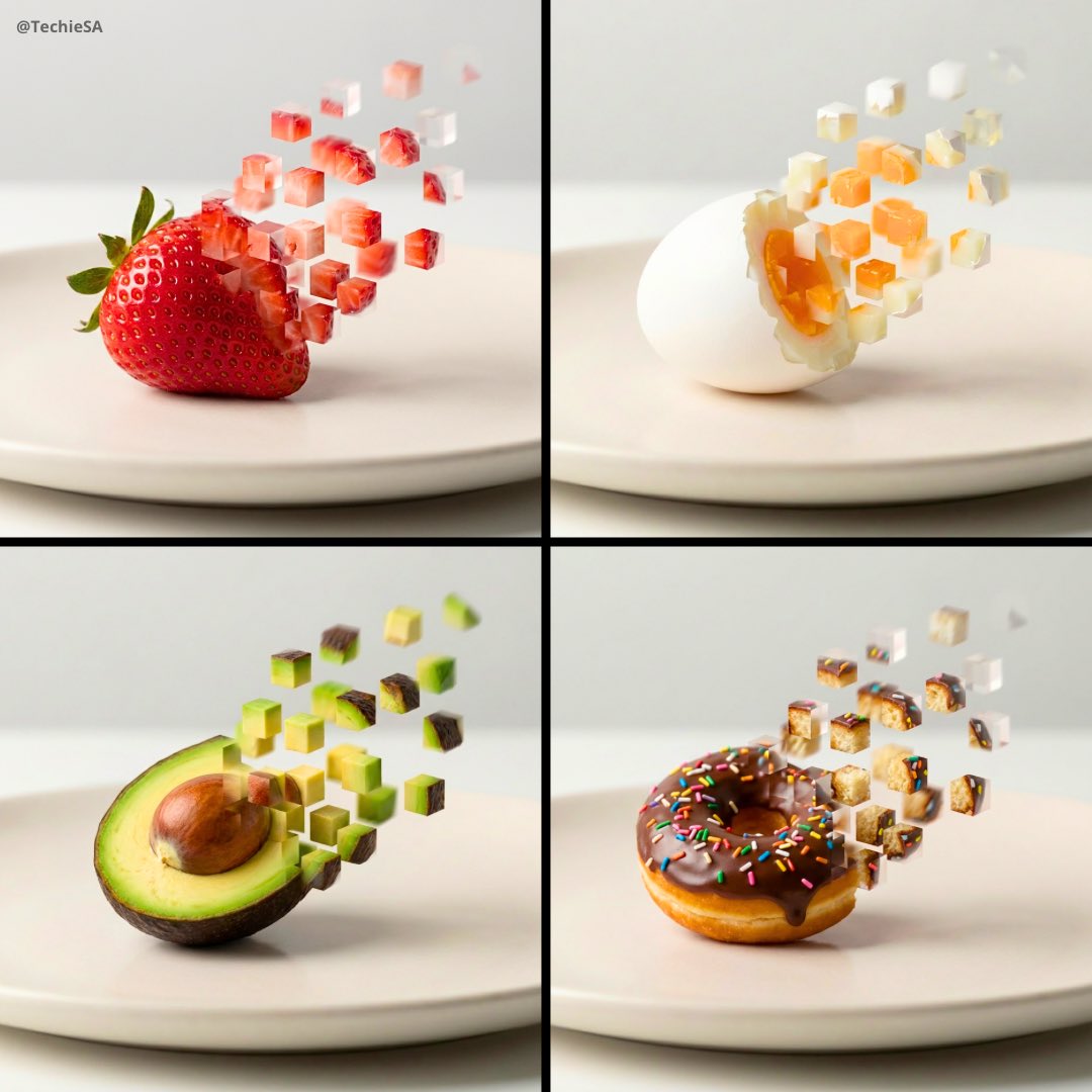 Minimalist Food Photograph 1080x1080 a Single FOOD Rests on a Light