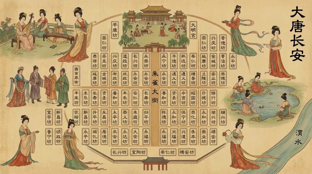 Illustration of Tang Dynasty Chang'an