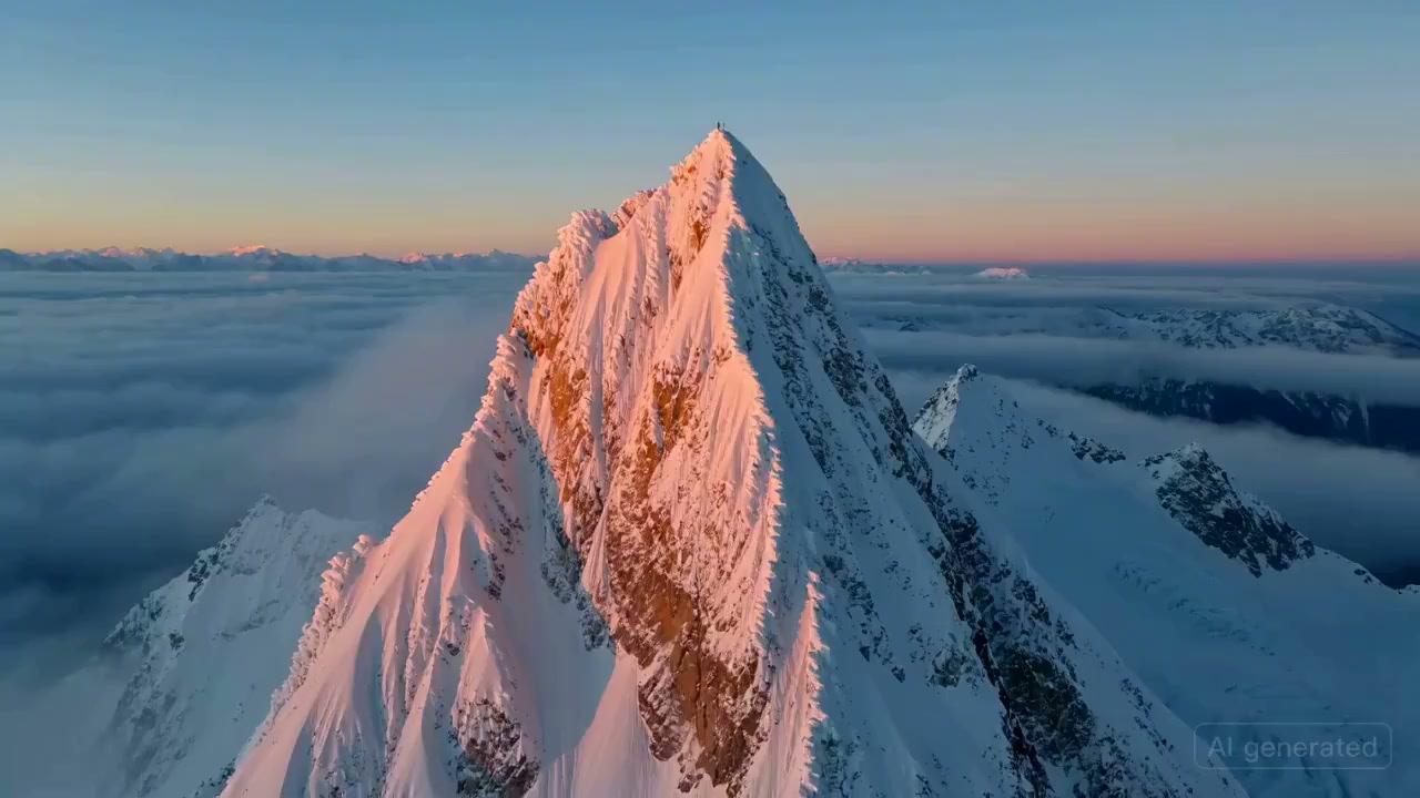 Extreme Wingsuit Dawn Glacier