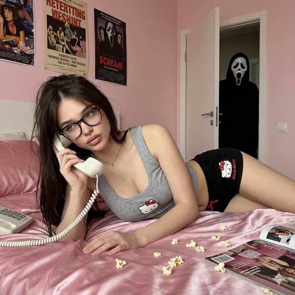 Pink Kitty Bedroom Scream