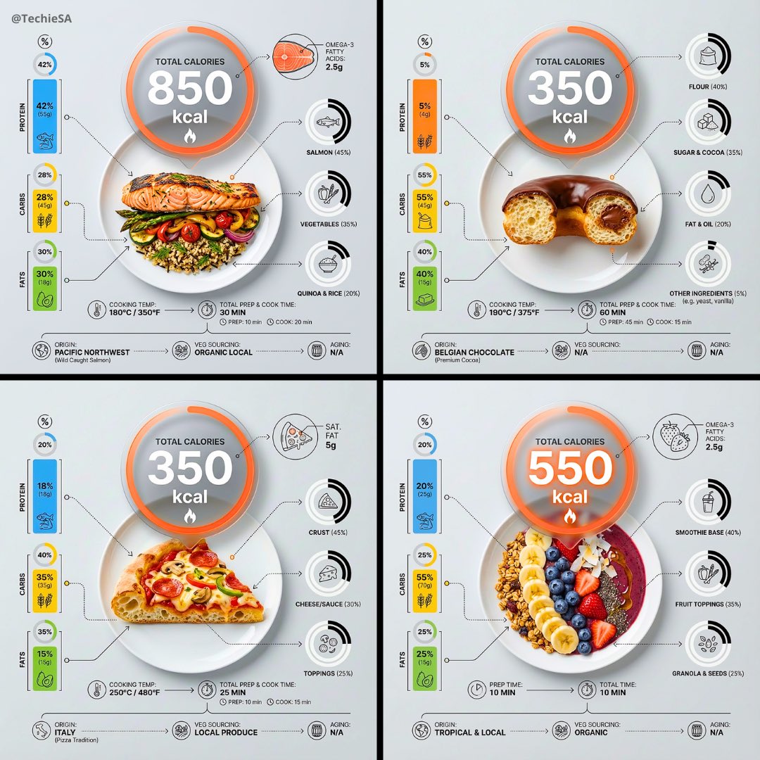 Ultra Clean Calorie Infographic