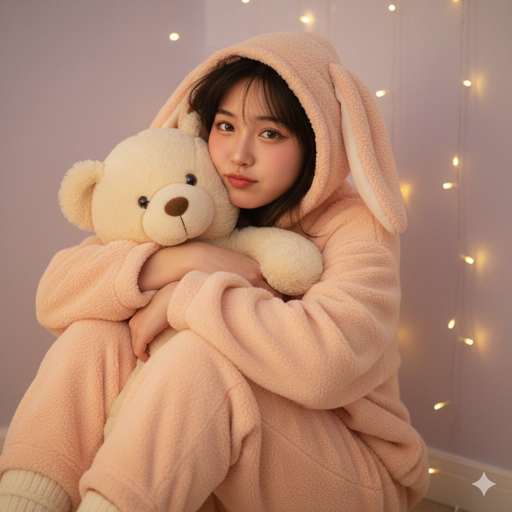 Scene Location Cozy Bedroom Corner Background Soft-focus String of Fairy Lights