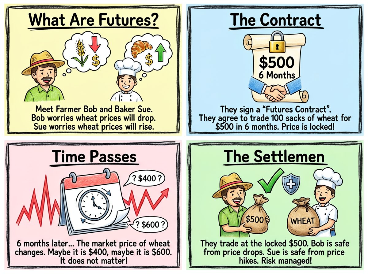 Futures Concept Doodle Infographic