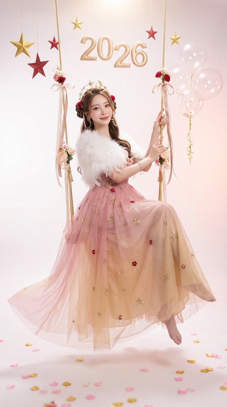 New Year Special: Pink Swing Fairy-Tale Style