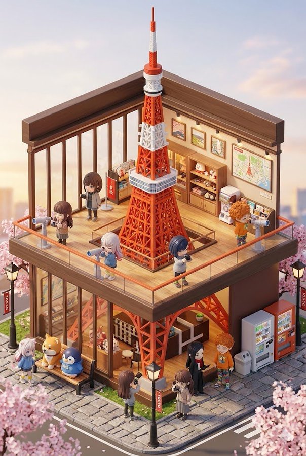 Chibi Miniature Travel Concept Design