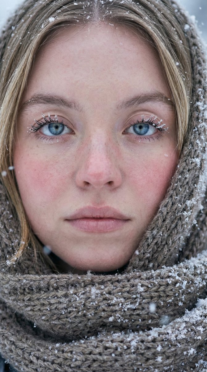 Arctic Snow Portrait