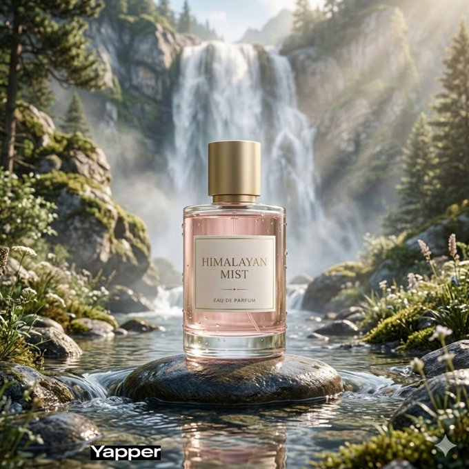 Luxury Perfume Waterfall Encounter