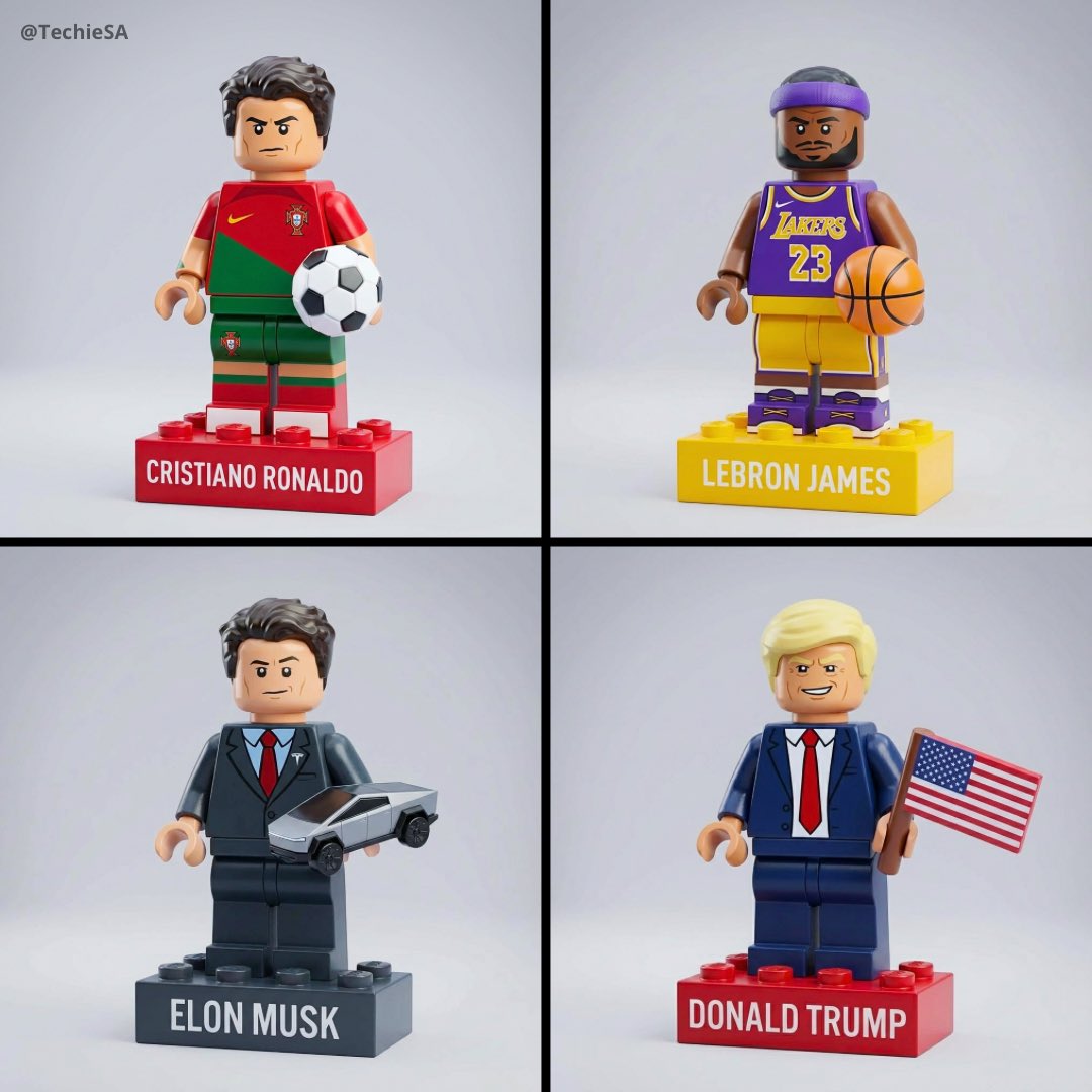 A Highly Detailed Miniature LEGO-style 3D Figure of NAME Preserving Their