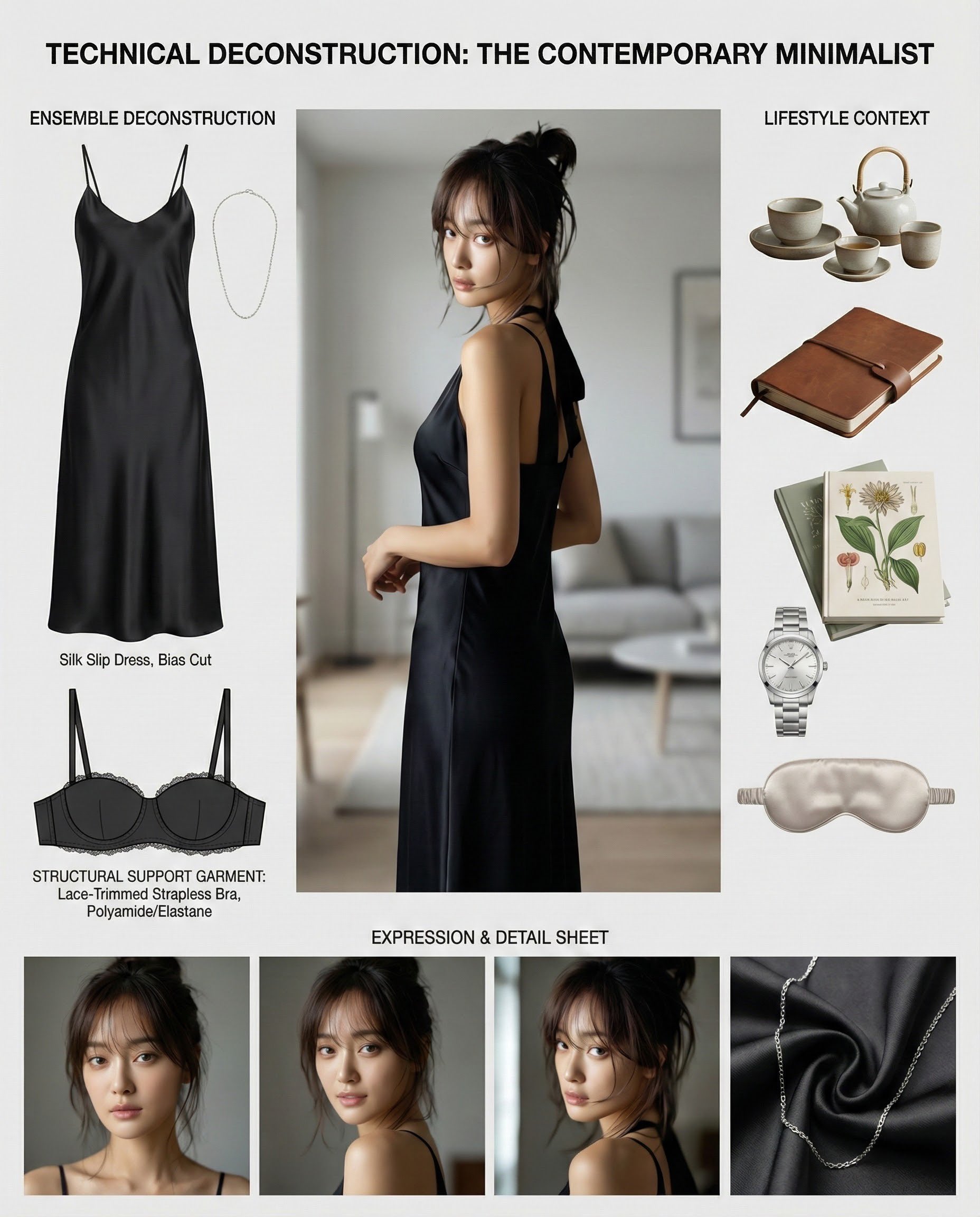 Task Create a Comprehensive Wardrobe Deconstruction and Style Profile Collage Based