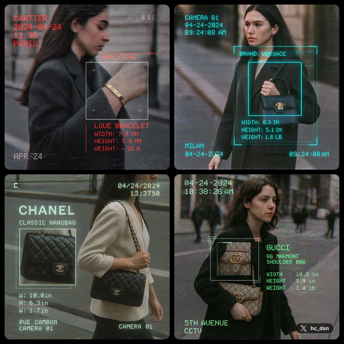 Image with 1 1 Ratio a Cctv Footage a Closed Up